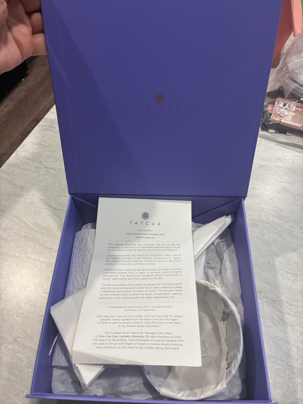 New Tatcha Original Facial Cleansing Brush - Picture 2 of 3